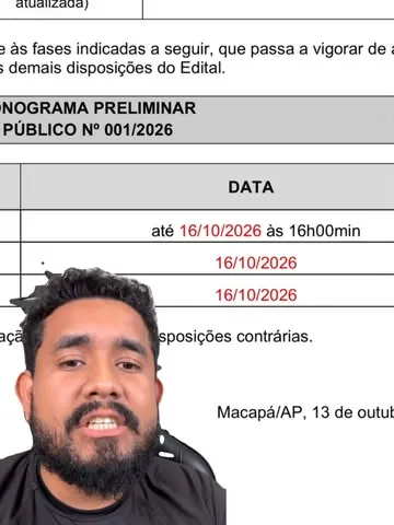 Reel do Instagram de 13/10/2026
