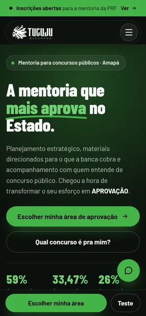 A versão Escura no celular